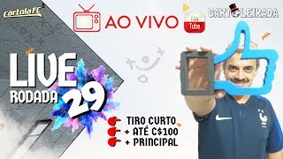 💥💥 RODADA 30 LIVE DE DICAS CARTOLA FC 2019  - DIEGO ALVES FORA DA RODADA!!!