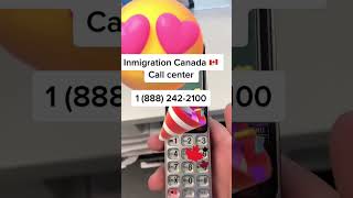 Calling immigration Canada call center #canada #canadiancitizenship #ontario #ircc