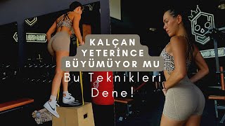 Kalçan Yeterince Büyümüyor mu? Bu Teknikleri Dene / Benimle GERÇEK bir POPO Antrenmanı