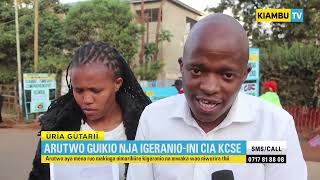 ARUTWO KWAGA GWIKA KIGERANIO GIA KCSE ONA THEGIA WAO KWIYEDEKITHIA GWIKA KIGERANIO