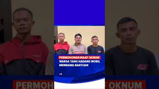 Warga Hadang Bantuan Korban Gempa, Minta Maaf