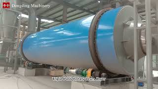 triple pass rotary dryer for wood chips, biomass, etc