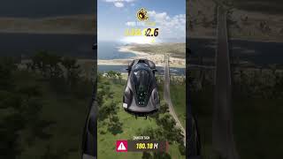 Will this Ferrari jump the river? #shorts #stunts #gaming #fh5 #forzahorizon5 #forza