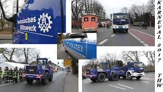 [Einsatzfahrten: Karneval 2017] THW-Zusammenschnitt Gronau