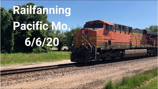 Railfanning Pacific Mo. 6/6/20