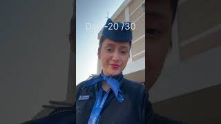 Day - 20 #airhostess #minivlog #cabincrewday #airhostesslife