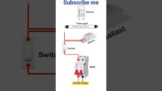 how to house tubelitght wiring connection