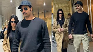 Katrina Kaif And Vicky Kaushal Looking Happy Together After Celebrating Wedding Anniversary