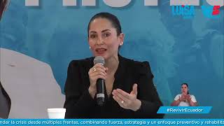 Rueda de prensa | Diagnóstico de Luisa González sobre crisis de seguridad.