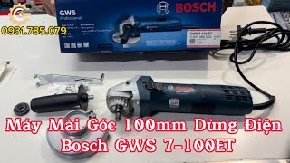 Máy Mài Góc 100mm Điện CÓ ĐIỀU TỐC Bosch GWS 7-100ET| Electric Angle Grinder| Công Cụ Máy Móc