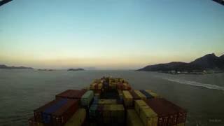 Time-lapse (100x): arrival Ningbo (China) [4K / UHD, 60fps]