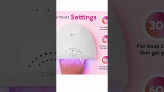 HOW TO USE THE UV LED NAIL LAMP GEL LIGHT FOR NAIL POLISH | AMAZON FINDS!! 💅🏽