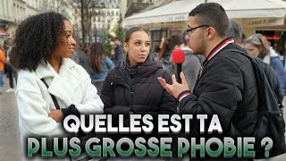 QUELLE EST TA PLUS GROSSE PHOBIE ?😱 -MicroTrottoir