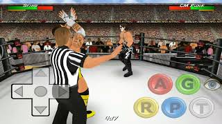 Sting VS CM Punk 8 sided wrestling ring