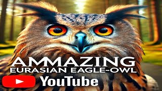 MAZING | Eurasian Eagle-Owl |  The Majestic Hunter of the Night | ANIMAL | 4K