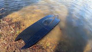 RC printed boat Catamaran, first test