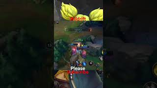 zeri low hp outplayed with tristana Ult #wildrift #shorts