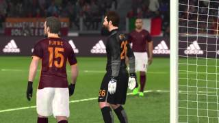 Pro Evolution Soccer 2016 - A.S Roma VS Palmeiras - PES 2016 Gameplay