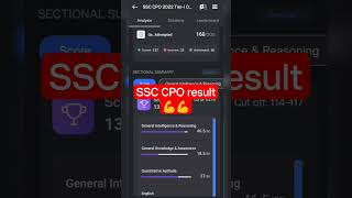 SSC CPO marks mock test 💪💪🔥🔥#viral #shortvideo #shortsfeed #ssc #cpo #motivation #ytshorts #shorts