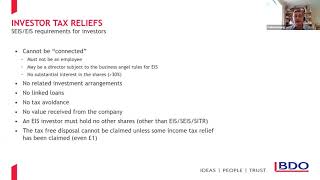 Understanding Tax: SEIS/EIS