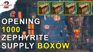 OTWORZYŁEM 1000 Zephyrite Supply Boxów | Guild Wars 2