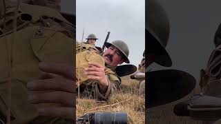 11th Border Regt in Action! - WW1 Newville Nov 2023 #history #reenactment #military #ww1 #worldwar1