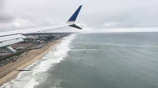 COPA AIRLINES CM160 737 MAX 9 LANDING LOS ANGELES, CA FROM PANAMA CITY REVERSE OPERATIONS OVER WATER