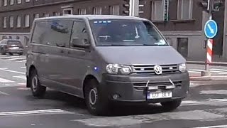 Unmarked Police Van Responding in Tallinn / Politsei alarmsõidus