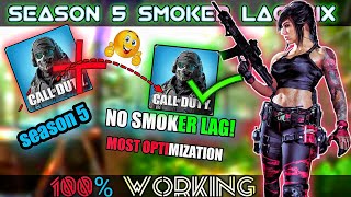 How to fix smoker lag in codm 5s | HOW TO UNLOCK MAX GRAPHIC in cod mobile | fix lag config