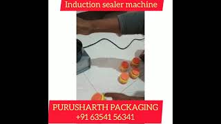 Induction sealer machine | @purusharthpackaging207  | #lubricant #plasticoilbottle#induction