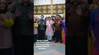 Menteri BUMN Erick Thohir joget TikTok bersama ratusan lansia di Surabaya