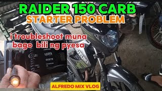 RAIDER 150 CARB AYAW GUMANA ANG PUSH START PAANO AYUSIN