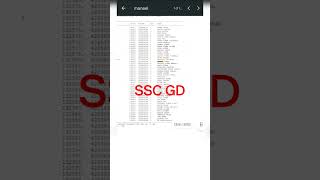 SSC GD PHYSICAL LIST | apna name kaise check karein#sscgdconstable #cutoff #shorts #shortsfeed