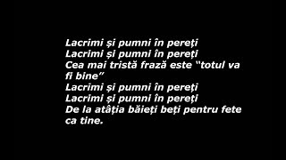 Carla's Dreams - Lacrimi si Pumni in Pereti  Versuri/Lyrics