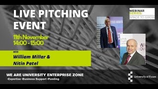 UEZ Investment Readiness: Pitching Opportunities - Live 4 Minute Presentations (11/11/20)