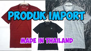 KAOS KERAH PRIA IMPORT | Cocok Buat Kamu Yang Suka Produk Thailad