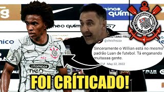 ⚫⚪ EITA, WILLIAM É CRÍTICADO PELA FIEL POR NÃO FAZER PARTIDAS BOAS! ÚLTIMAS NOTÍCIAS DO CORINTHIANS!