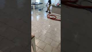 759sqft Tile and Grout Cleaning || Work Hard Everyday!!