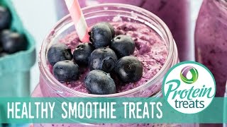 Low Carb Blueberry Nutmeg Smoothie Protein Treats by Nutracelle