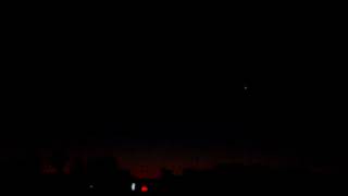 Venus , Rainbow  lights night sky. & ny vt bridge