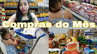 COMPRAS DO MÊS NO SUPERMERCADO