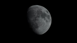 Diretta video 4K: Luna gibbosa crescente  nella Bilancia.