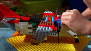 Let's build a Lego Airplane (Model- Dash 8) my style