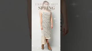 Striped knit Dress #dresses #dressesforwomen