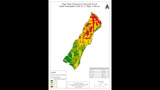 Slope Reclassification Process in QGIS #Step-2: Reclassified Slope Map Preparation