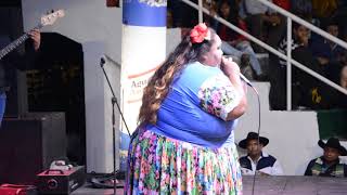 Eliana Ruiz, ganadora de la voz recia femenia, festival de Cravo Norte (2019)