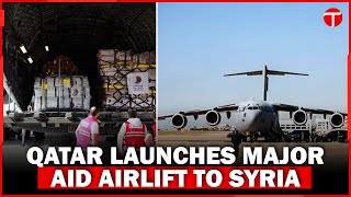 Qatar Sends 25 Tonnes of Humanitarian Aid to Syria After Assad’s Fall | The Express Tribune