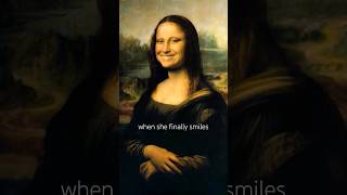 When she finally smiles #monalisa #painting #davinci #ai #aiart