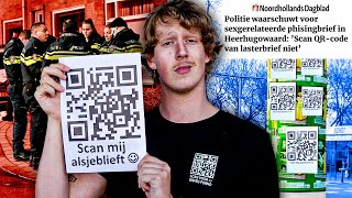 Ik verspreidde 400+ QR-codes en werd gezocht door de Politie...