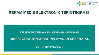 Workshop Impementasi Rekam Medis Elektronik (Hari Pertama)